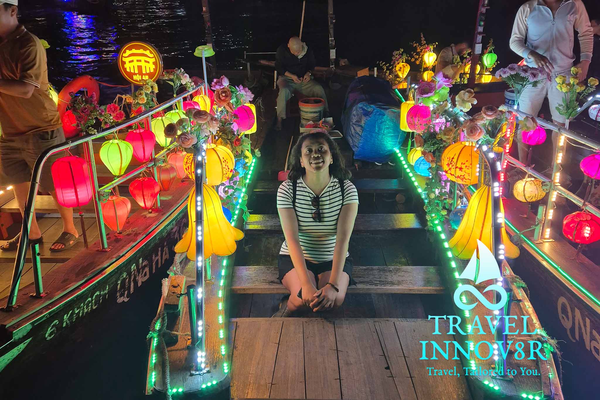Lantern Boat in Ho An, Vietnam.