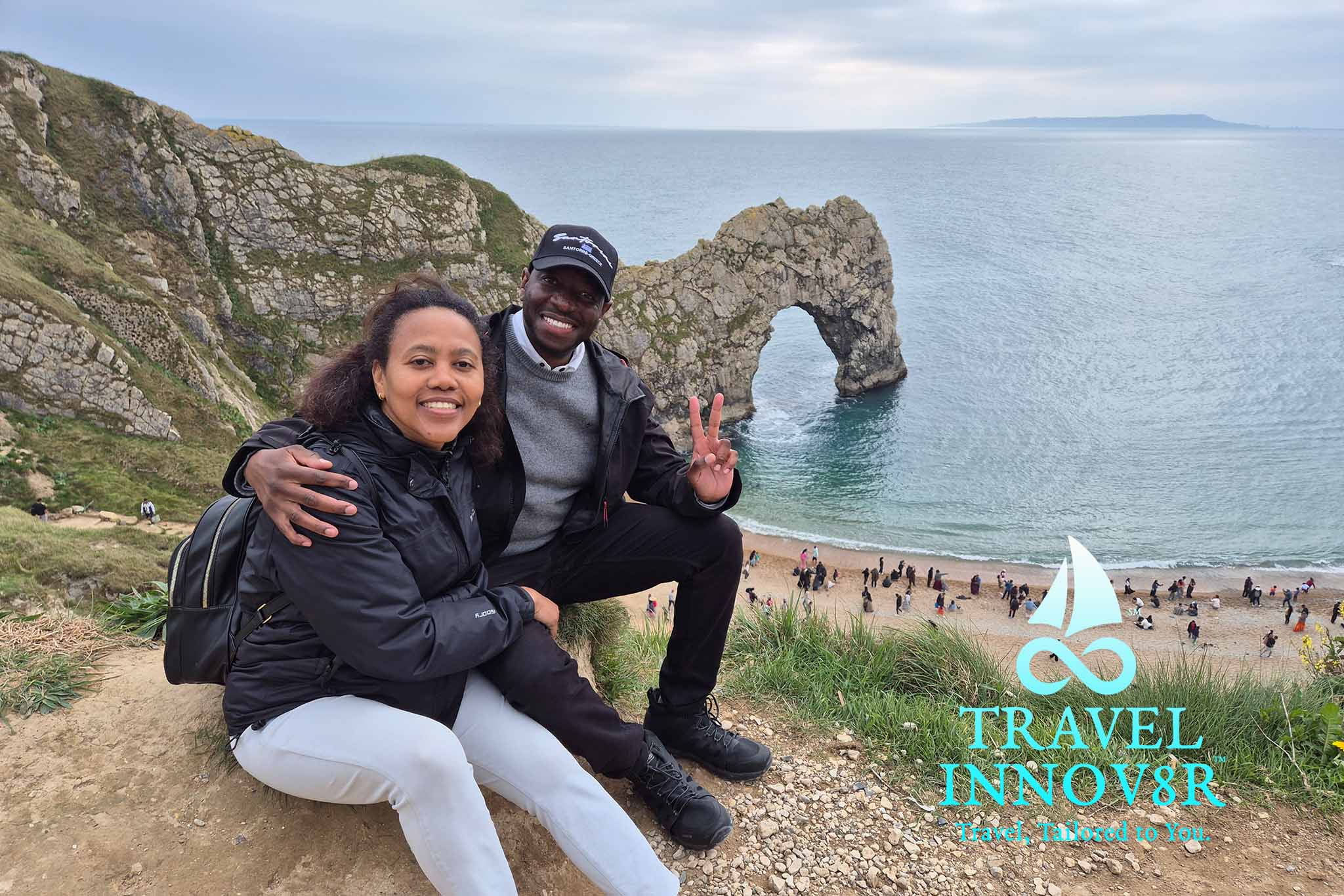 Durdle Door in Dorset, UK, is probably the most famous stone arch anywhere in the world.